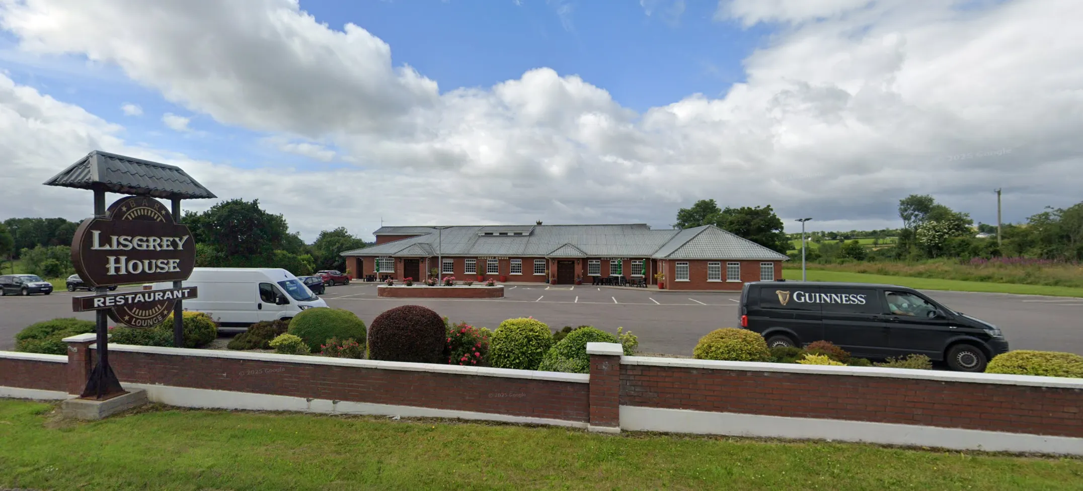 Lisgrey House seen from the N3 road